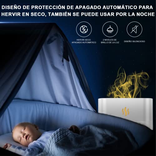 Difusor de aceites esenciales fuego aparente