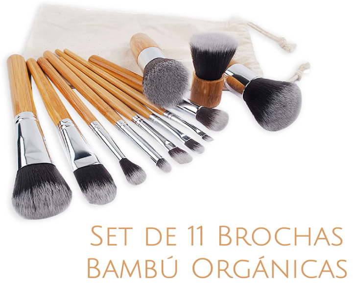 Brochas online maquillaje bambu